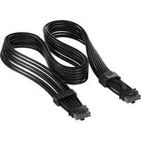 ThermalProtect 12V-2x6 Netzteilkabel schwarz, PCIe 5.1, 600W