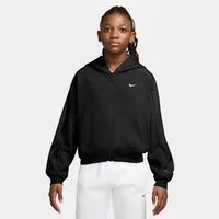 Nike Sportswear Sweatshirt Nike Sportswear Big Kids' (Girls) Fleece Long-Sleeve Top Für Kinder und Jugendliche