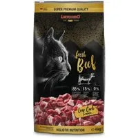 Leonardo Catfood Fresh Beef & Poultry - getreidefreies Trockenfutter mit 85% Fleisch, Trockenfutter für: Katzen