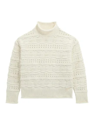 Guess Kids - LS SWEATER CREAM WHITE - Gr. - 14