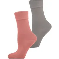 Nur Die Basicsocken Bambus (2-Paar) Socken, Baumwollsocken, Alltagsocken