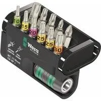 Bit-Check 12 Wood TX HF 1, Bit-Satz 12-teilig, 1/4", Haltefunktion, in Kunststoff-Klappbox