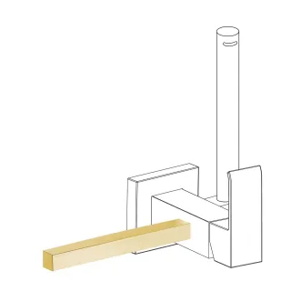 Tres Handtuchhalter Beidseitig installierbar (Ref 00612301AC, 00612302AC) , 03412402OM 03412402OM