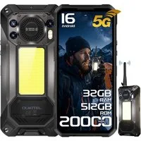OUKITEL WP61 Plus 5G Robustes Walkie Talkie Outdoor Smartphone (17,27 cm/6.8 Zoll, 512 GB Speicherplatz, 108 MP Kamera, 20000mAh, 6,8'' FHD+ Display, Android 16, IP68/IP69K)