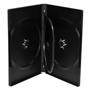 MEDIARANGE DVD-Videobox | box15 | Kapazität: 3 CD/DVD - Schwarz (Packung mit 50)
