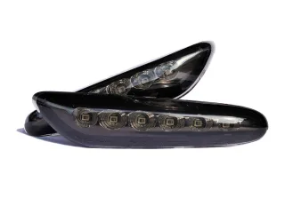 2x LED Seitenblinker Blinker in Schwarz Smoke SET für BMW X3 E83 / X1 E84 / 3er E90 E91 E92 E93