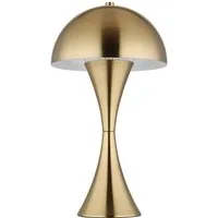 GLOBO LIGHTING Tischleuchte DIMA, ohne Leuchtmittel, Design Tischlampe, Wohnzimmer, Schlafzimmer, Messingfarbe