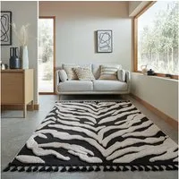 FLAIR RUGS Teppich ESRA ZEBRA, rechteckig, Höhe: 20 mm