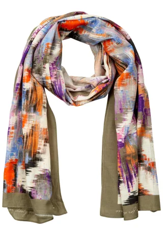 camel active - Schal mit Allover Print - Gr. - OS
