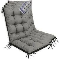 Amazinggirl Hochlehnerauflage Gartenstuhl Hochlehner Auflagen - Sitzauflagen, (4 St)