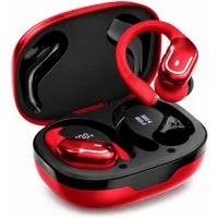 Futicare Bluetooth 5.4 Sportkopfhörer mit Ohrbügel, 75 Std. Akku & ENC, In-Ear-Kopfhörer (kabellose Bluetooth Kopfhörer mit 14,2-mm-Treiber, IPX7, LED-Anzeige, physische Tastensteuerung gegen versehentliche Berührungen)