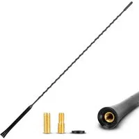 alca Spiral Dachantenne extra lang 55 cm Universal AM FM DAB+ schwarz M5 M6 Autoradio-Ersatzantennenstab