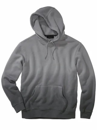 Mey & Edlich Herren Schattenspiel-Hoodie Grau 100 % Baumwolle