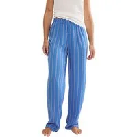 Triumph Pyjamahose Mix & Match Trousers Viscose 01 Gummizug, gestreift, leicht