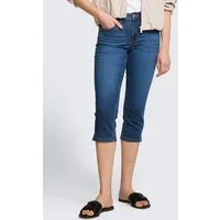 TOM TAILOR Slim-fit-Jeans Jeanshosen TTLENE SLIM Capri Jeans mit hohem Stretch
