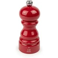 PEUGEOT Pfeffermühle PARIS 12cm Passionsrot Lackiert Buchenholz Stahlm Manuell Manuell