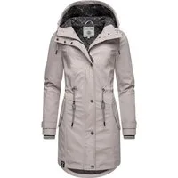 PEAK TIME Regenjacke L60042 stylisch taillierter Regenmantel für Damen
