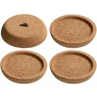LEONARDO Getränkeuntersetzer GOCCE 4er Set Ø 6 cm
