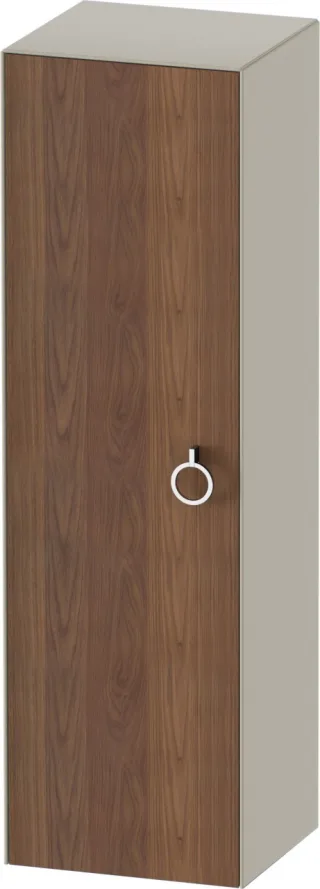 Duravit White Tulip Halbhochschrank Amerikanischer Nussbaum & Taupe Matt & Seidenmatt 400x360x1320 m WT1333L7760