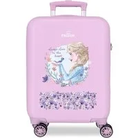 Frozen Kinderkoffer Frozen Trolley 50 cm – Hartschalenkoffer mit 360° Rollen und Schloss, Qualitätsware, Leicht, ABS-Hartschale, 4 Rollen 360°