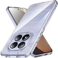 CLM-Tech Handyhülle Transparent für Xiaomi Redmi Note 15 Pro 5G 6,83 Zoll, TPU Gummi, Kratzfest, stoßsicher, schmutzabweisend