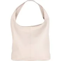 MIRROSI Beuteltasche Damen aus Echtleder, Made in Italy, Shopper Tasche (ca.33x32x16cm)