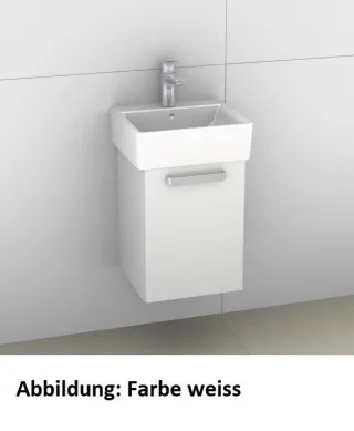 Artiqua 412 Waschtischunterschrank für Connect Cube E7137, Weiß Matt Select, 412-WUT-I13-L-7161-171 412-WUT-I13-L-7161-171