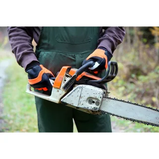 Kerbl Motorsägenhandschuh Forester orange/schwarz L - 297527