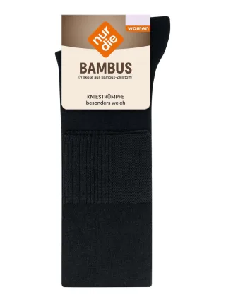 NUR DIE Damen Kniestrümpfe Bambus¹ Komfort