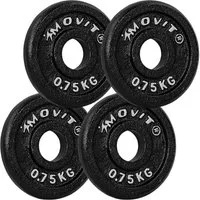 MOVIT Hantelscheibe, 3 kg, (4-tlg)