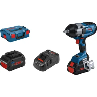Bosch Akku-Drehschlagschrauber GDS 18V-1000 C: 2x Akku ProCORE18V 5.5Ah in L-BOXX - 06019J8003