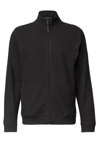 Street One - Sweatjacke mit Stehkragen grau - Gr. - M