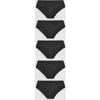 Next Schlüpfer Mikrofaserslips mit niedriger Leibhöhe, 5er-Pack (5-St)