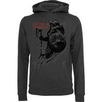 Baddery Kapuzenpullover Wikinger Hoodie: "See you in Valhalla" - Wikinger Vikings Pulli, hochwertiger Siebdruck