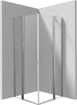 Neuesbad Duschkabine Chrom 90X90 KTSU041P + KTSU041P NB1DEKKN0U09U091