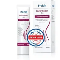 Evolsin Hautpflegegel Hämorrhoiden Gel gegen Brennen, Schmerz, Blutungen & Juckreiz, frei von Parabenen, Silikonen, Mineralölen