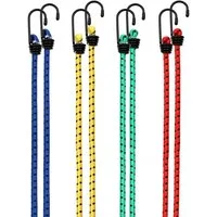 monzana Spanngurt (8-St) 8x Spanngummi Set Metallhaken 4 Größen 40-100 cm Expander