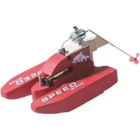 matches21 HOME & HOBBY Motorboot Speedboot Elektro-Bausatz 10 J Holzbaukasten