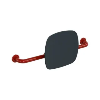 Hewi 801 Rückenstütze 801.51.916233 Wandabstand 150mm, Lehne anthrazitgrau, rubinrot