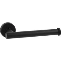 Ambrosya Toilettenpapierhalter Klopapierhalter aus Edelstahl, Klopapier Halterung Rollenhalter WC, Schwarz