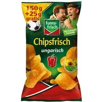 funny-frisch Knabberei, funny-frisch Chipsfrisch ungarisch 150g+25g WM Edition Packung 175g