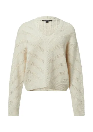 comma - Strickpullover beige - Gr. - M