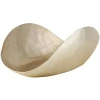 BOLTZE Dekoschale Schale Glamis goldfarben 38,5cm lang