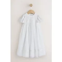 Next Meshkleid Besticktes Baby Kleid mit Blumenmuster und Mesh (1-tlg)