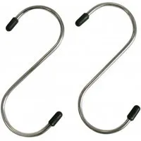 axentia Doppelhaken Universalhaken, 13 cm, 2 Stück verchromt 291471, (1-St)