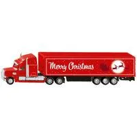 SUPER Freightliner Weihnachtstruck, Modellfahrzeug rot