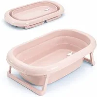 Babykajo Babybadewanne, (1-tlg), Faltbare Babybadewanne mit integriertem Thermometer und Abfluss