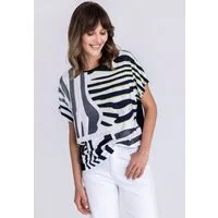 TUZZI T-Shirt mit Streifenmix