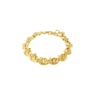 pilgrim - Strukturiertes Armband - Inner gold - Gr. - OS