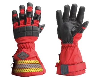 Brand-Handschuh PATRIOT® Fireproof askö | lange Stulpe | EN 659+A1+AC:2009 | direkte Feuerbekämpfung | Innenangriff 6 Rot